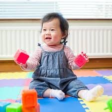 Happy children at daycare